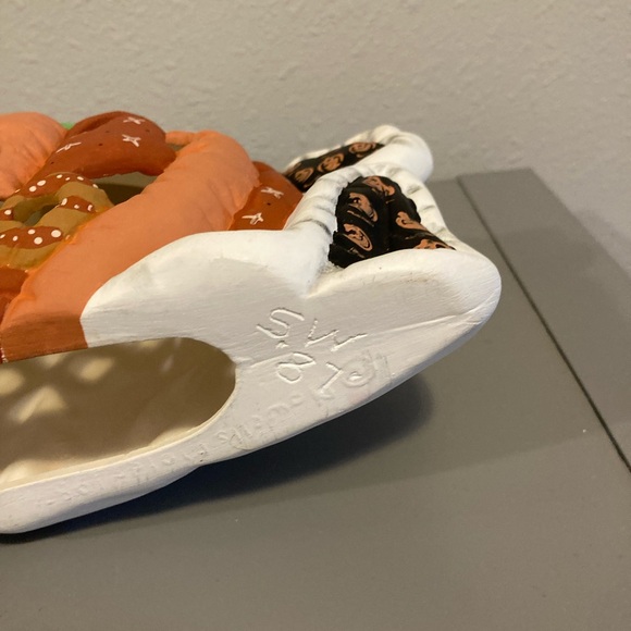 Vintage Ceramic Ghost with Pumpkin - Picture 9 of 11